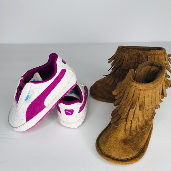 Baby Puma & boots size 2 - Picture 3 of 8
